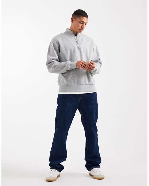 JJ Rebel – oversize-sweatshirt in Gray für Herren