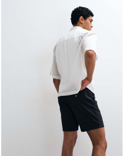 ASOS Gray Slim Fit Chino Shorts for men