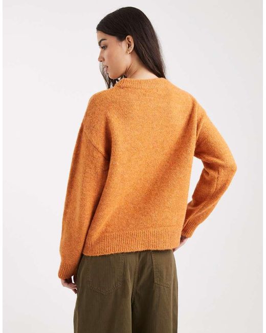 New Look Orange Oversized Jumper