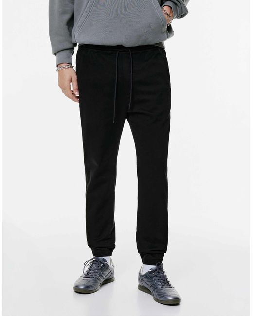 Pull&Bear – bequeme jogginghose in Gray für Herren