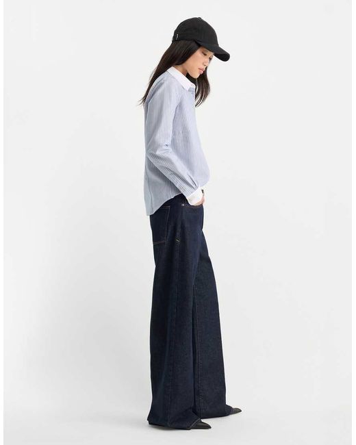 GOOD AMERICAN Blue Vintage Low Slung Baggy Jean