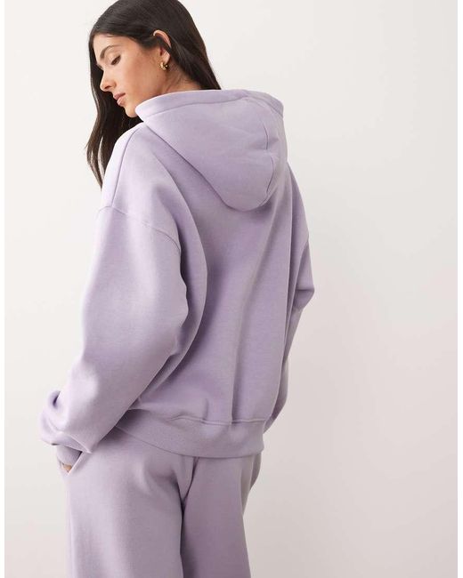 Gina Tricot Purple Co-Ord Relaxed Fit Hoodie