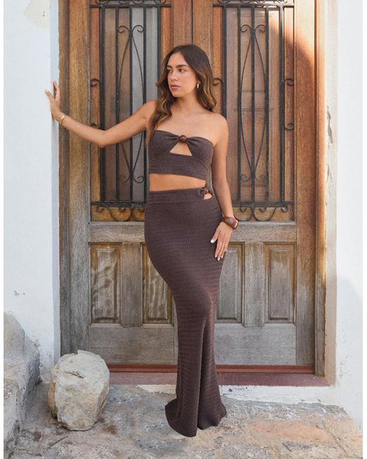 X luana barron - jupe 4th & Reckless en coloris Brown