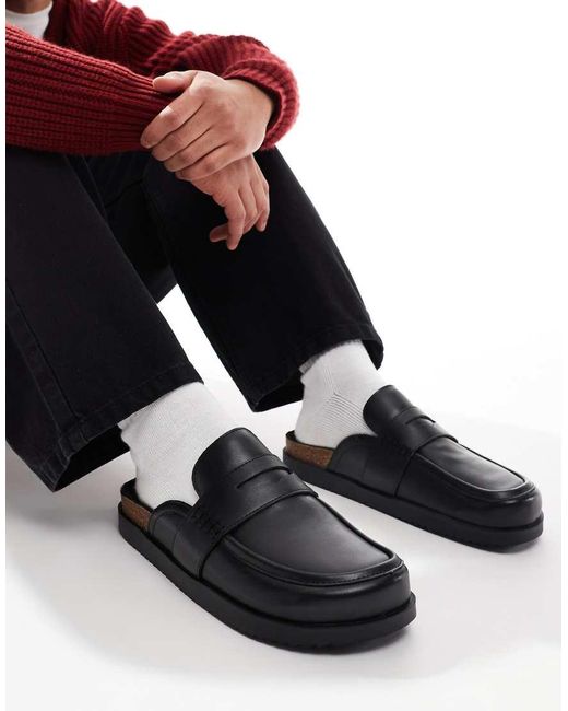 Mocassini Neri di Pull&Bear in Black da Uomo