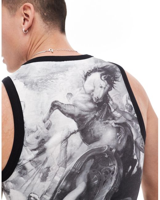 ASOS Gray Muscle Vest for men