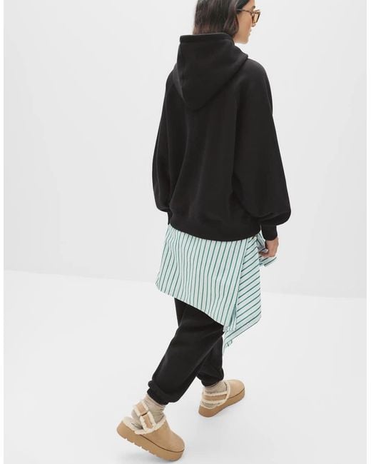 Pull&Bear Black Oversized Hoodie