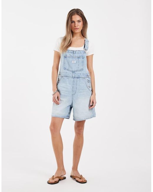 Levi's Blue Vintage Fit Denim Dungarees