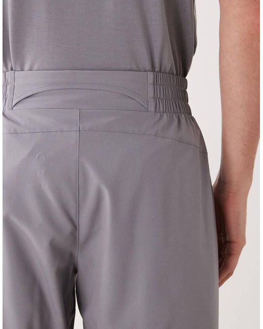 OOSC Gray Elite Activewear Shorts for men
