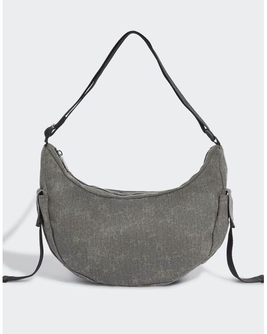 Adidas Originals Gray Washed Moon Bag