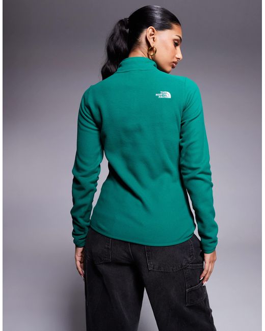 The North Face Green – glacier – fleece-sweatshirt