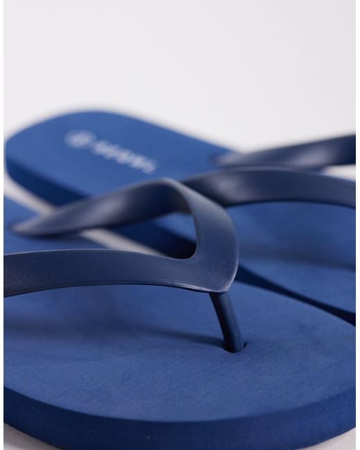 SEQWL Blue Flip Flops for men