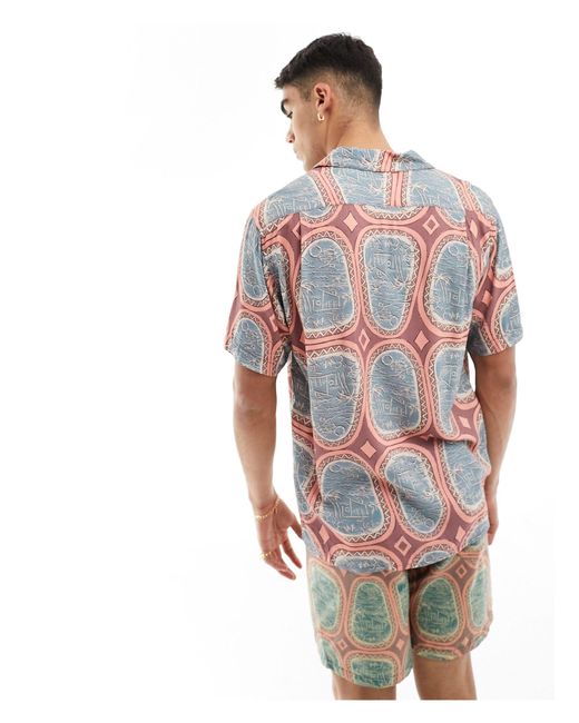 Rhythm Multicolor Vista Beach Shirt for men
