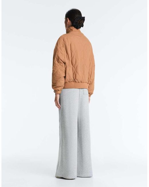 Oysho Brown Waterrepellent Fellex® Aerogel Padded Jacket