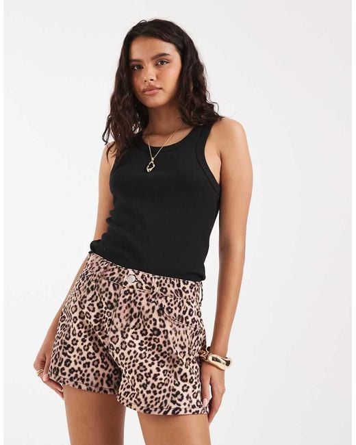 ASOS Black Aline Short