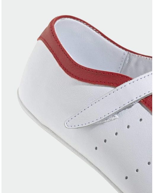 Adidas Originals White Stan Smith Lo Ballet Flats