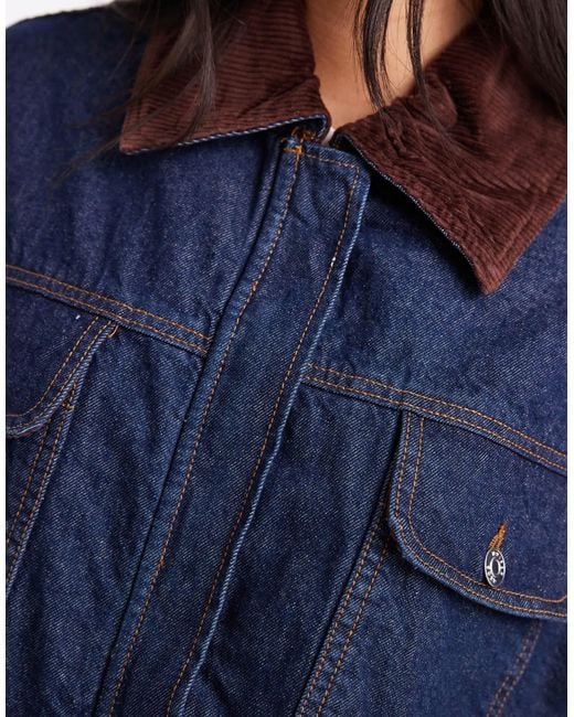 ASOS Blue Denim Barn Jacket