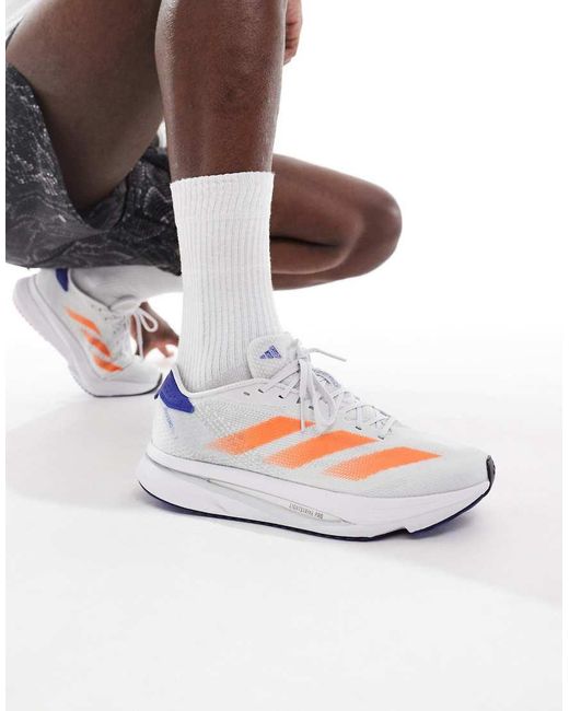 Adidas Originals White Adidas Running Adizero Sl2 Trainers for men