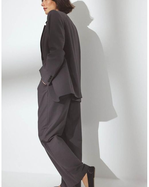 NA-KD Gray Oversized Blazer