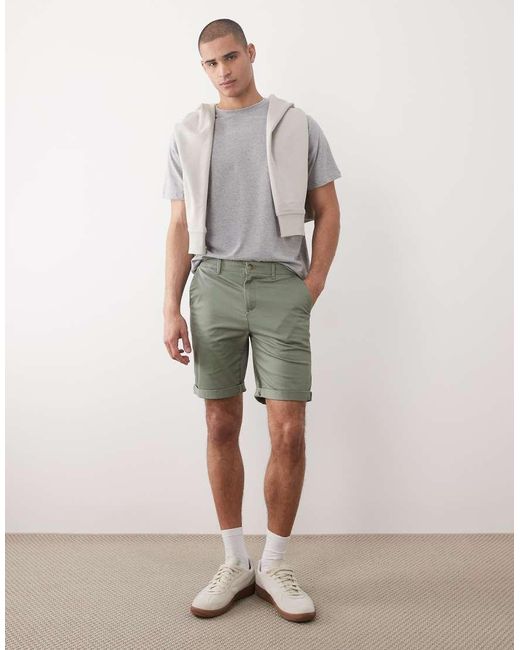 Only & Sons Natural Regular Fit Chino Shorts for men