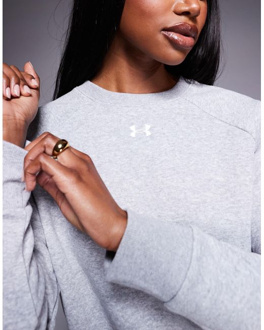 Rival - sweat en polaire Under Armour en coloris Gray