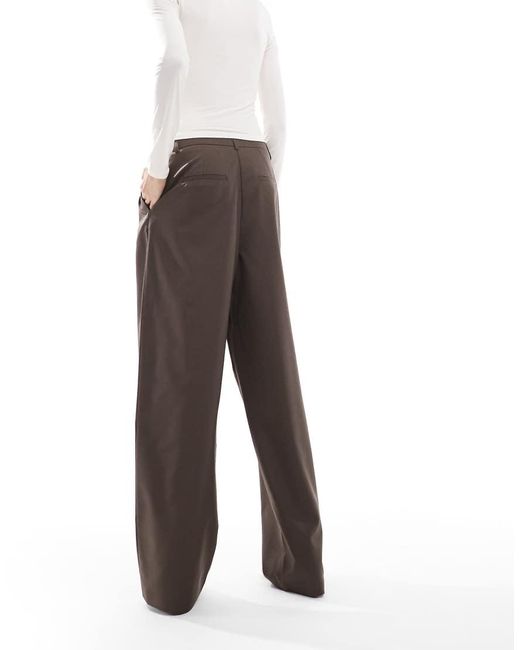 Vero Moda Gray Dad Fit Tailored Trouser