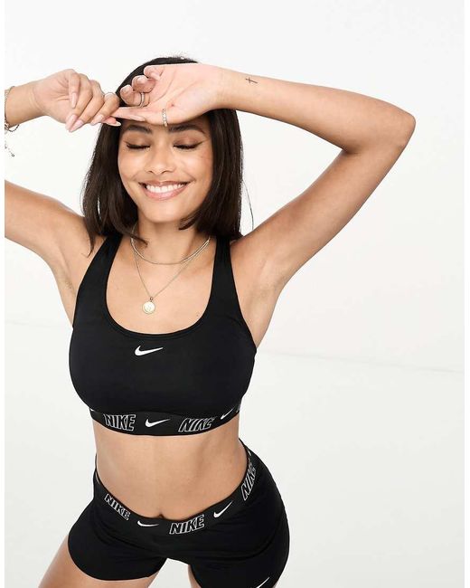 Nike Black Fusion Crossback Bikini Top