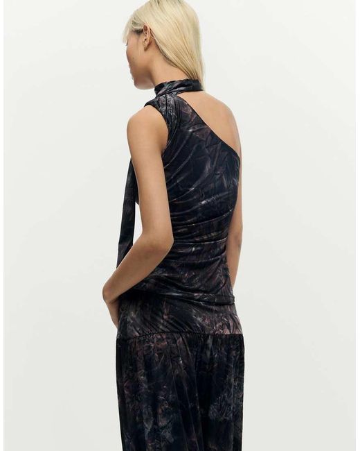 Desigual Black Fitted Asymmetric Top