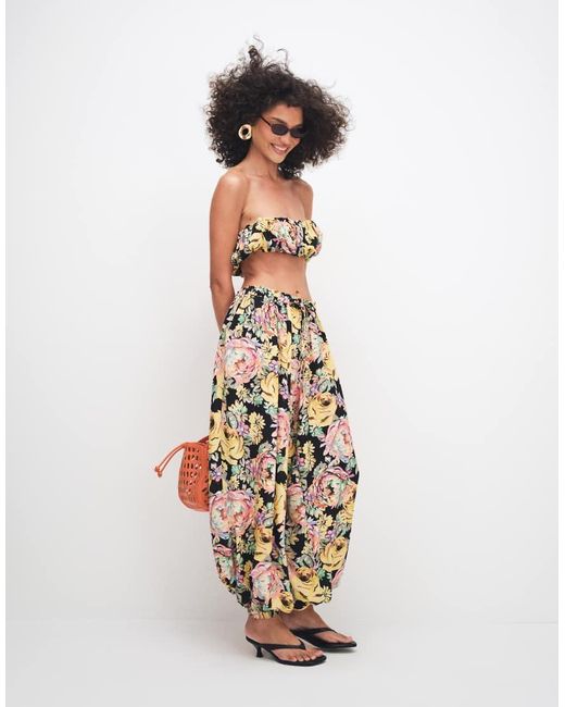 ASOS Natural Pull On Balloon Pants