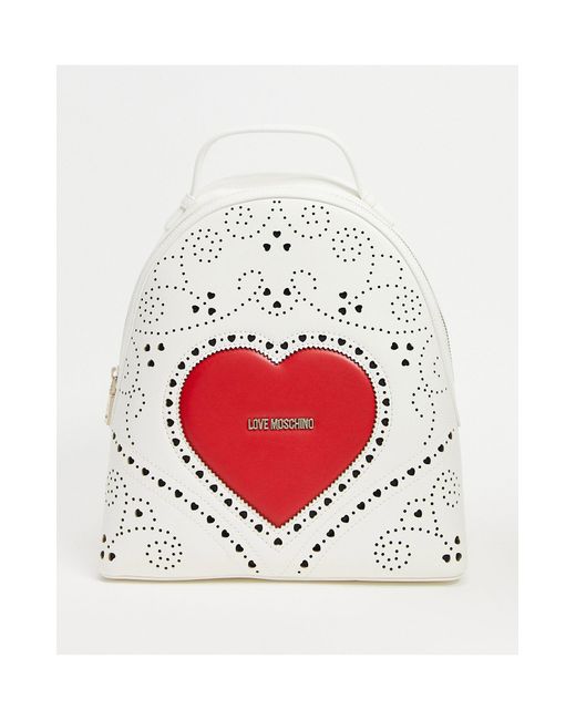 Love Moschino White – rucksack