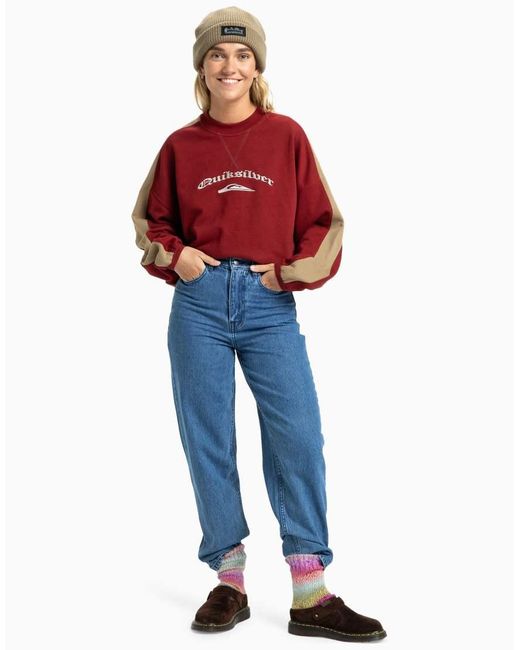 Quiksilver Blue Baggy Carrot Denim Jeans