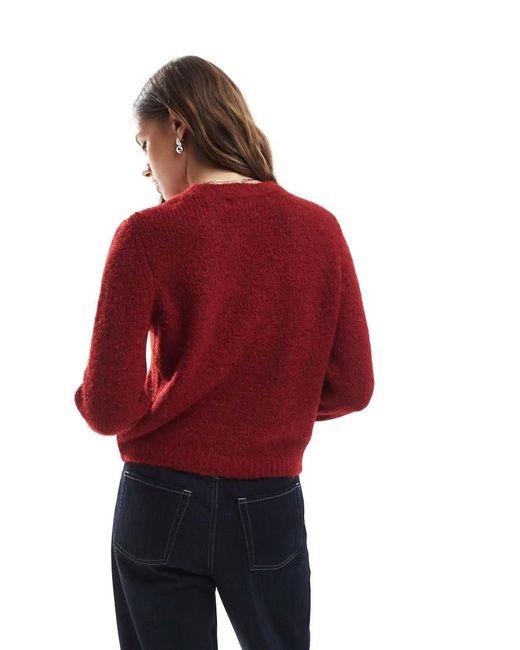 Maglione Bordeaux di Vero Moda in Red