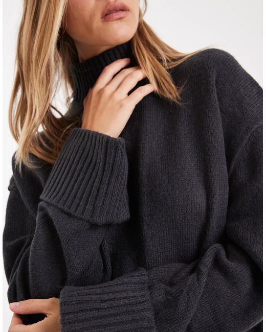 ASOS Black – oversize-pullover