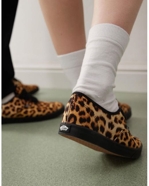 Vans Black Authentic Lowpro Trainers With Oversized Laces