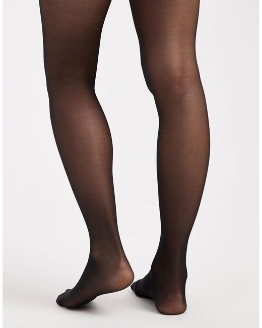 Vero Moda Black – 30 denier shaping-strumpfhose