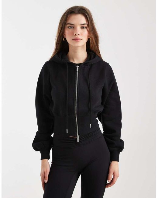 Cotton On Black Contour Zip Through Jacket