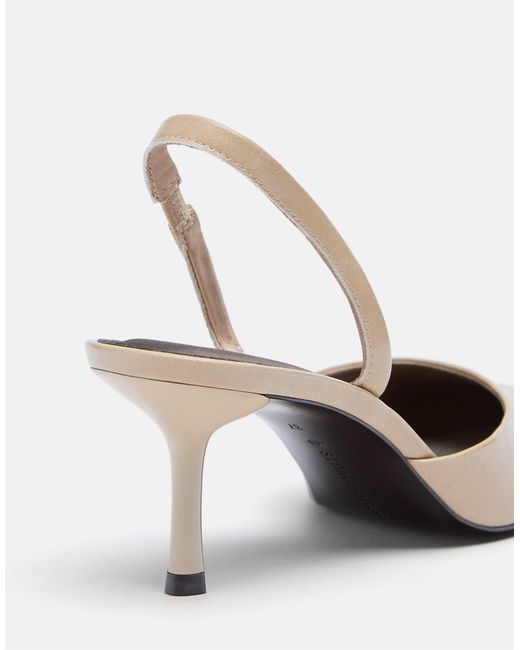 Stradivarius White Basic stiletto-heels