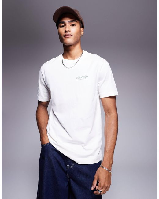 Abercrombie & Fitch – t-shirt in Blue für Herren