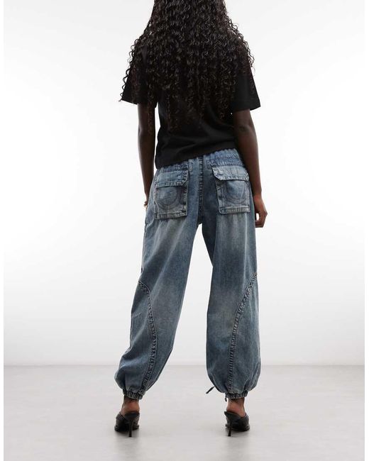 True Religion Blue baggy Denim Jeans