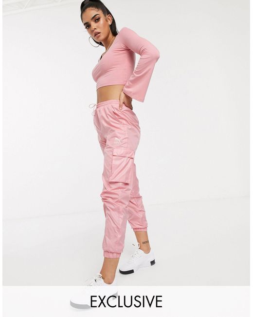 PUMA Pink – Cargohose