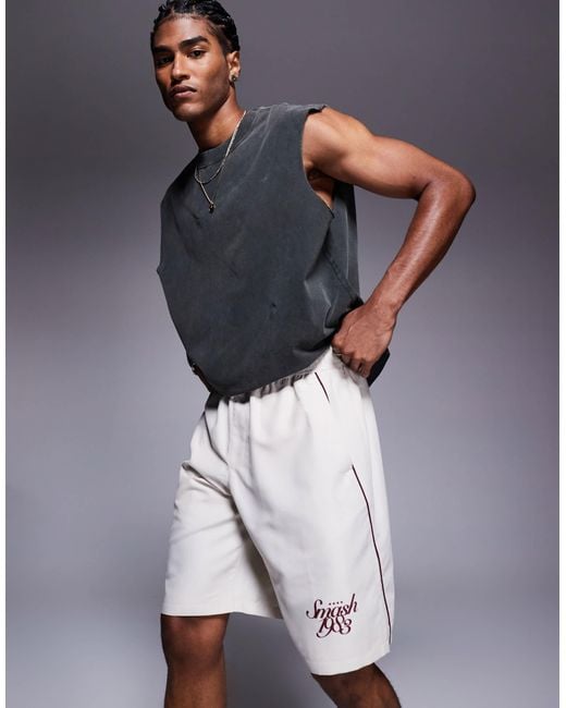 Short Bershka pour homme en coloris Gray