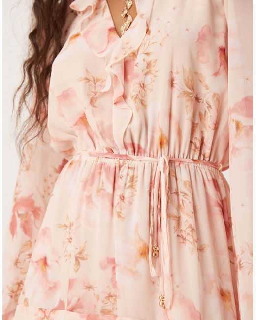 Forever New Pink – minikleid mit rüschen