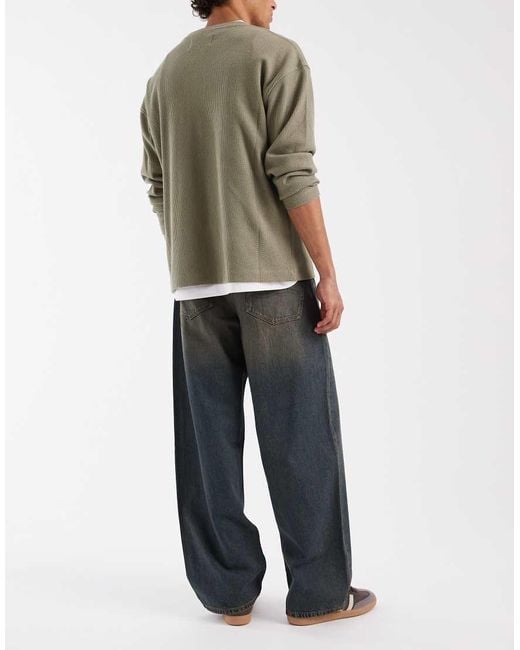 ASOS Natural baggy Jeans for men