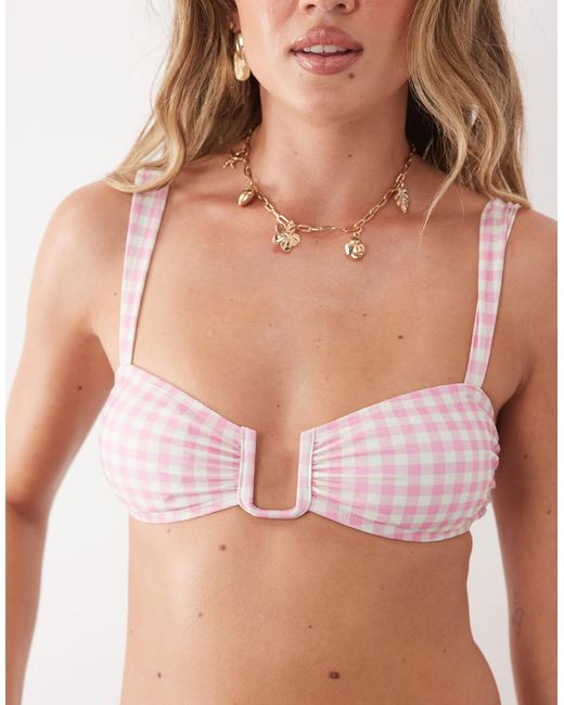 Going Somewhere Green Wired Bralet Bikini Top