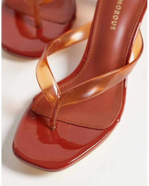 Glamorous Pink Wedge Sandals