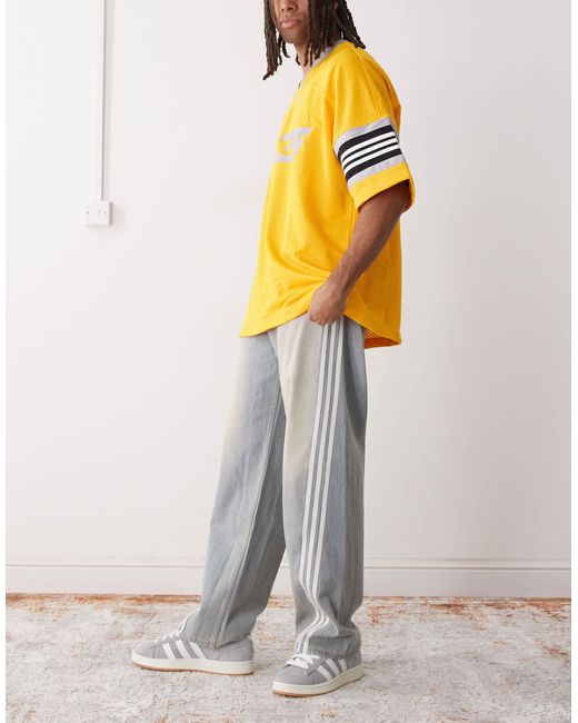 Adidas Originals Yellow Adilenium Season 3 Jeans for men