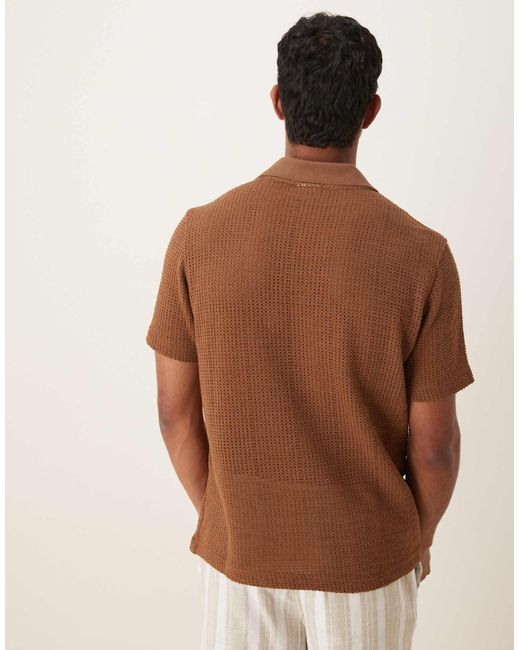 Mango – polohemd in Brown für Herren