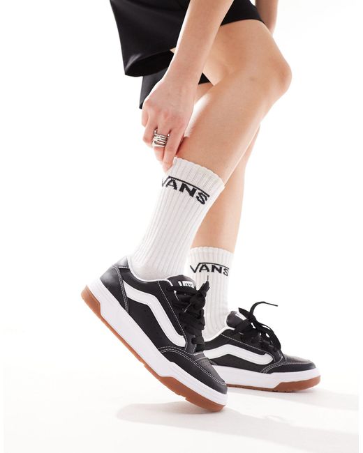 Hylane - chunky sneakers nere con suola di Vans in White da Uomo