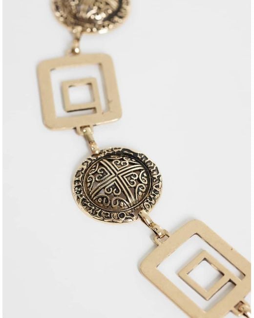 ASOS Natural Coin Antique Inspired Chain Belt