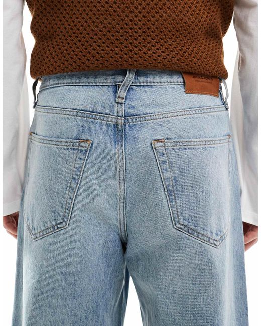 Jack & Jones Blue Dave Wide Fit Jeans for men