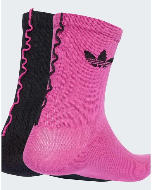 Adidas Originals Pink – crew-socken im 2er pack